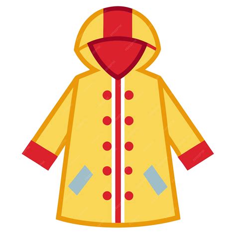 Rain coat clipart vector art and illustration | Premium AI-generated vector