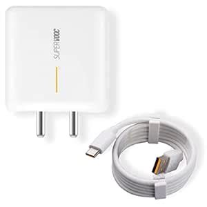 Heatmor Flash Super Vooc 65-Watt Fast Charger Compatible for Oppo Reno ...