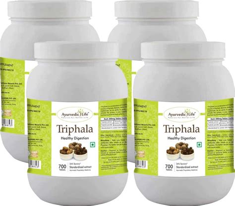 Buy AYURVEDIC LIFE TRIPHALA 700 TABLETS VALUE PACK Online & Get Upto 60 ...