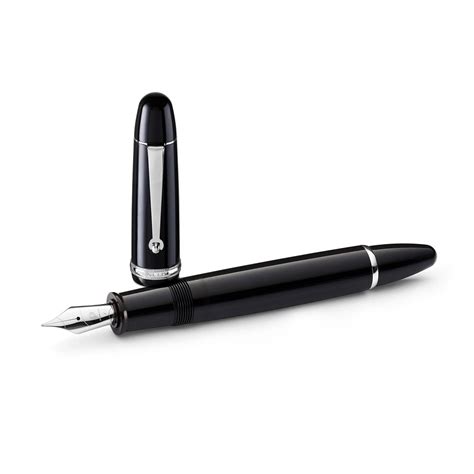 Penlux Masterpiece Grande Black CT Fountain Pen – PEN PLANET