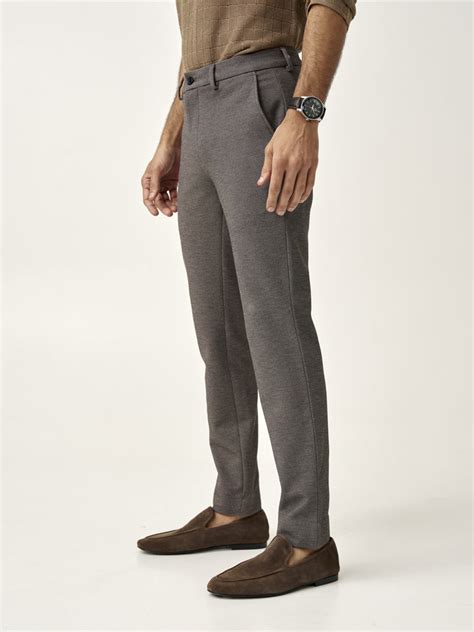 Buy Men's Textured Power-Stretch Pants Online In India