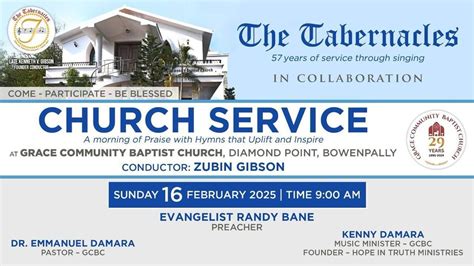 Worship Service Led by The Tabernacles, Grace Community Baptist Church ...