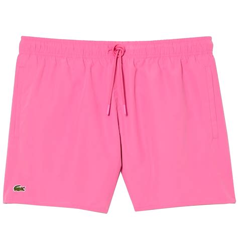 Lacoste Quick-Dry Swim Shorts - Pink - MH6270
