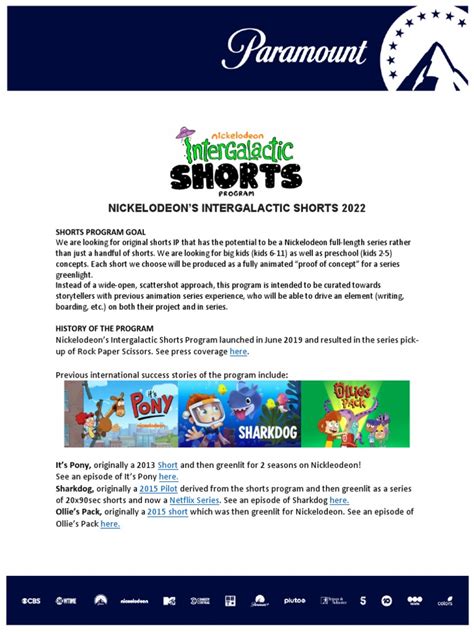 Rezultat imagine pentru Nickelodeon Animation Shorts Program