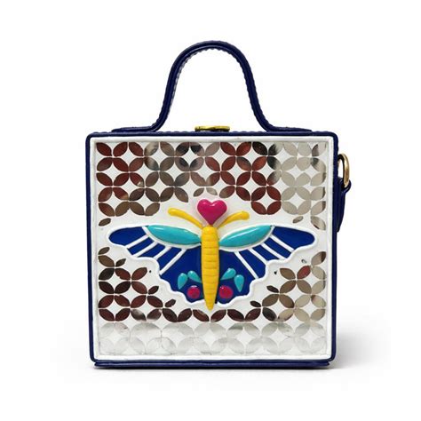 Shop Butterfly Lippan Art Handcrafted Mini Sling Bag
