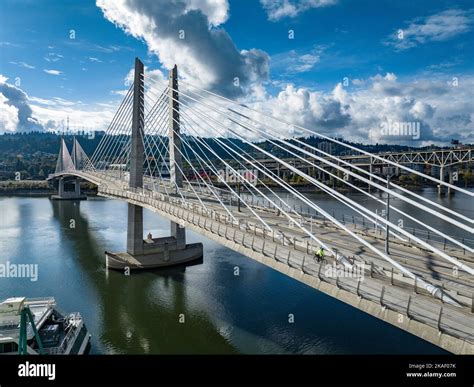 Tilikum Crossing, Bridge of the People is a cable-stayed bridge across ...
