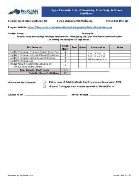 Fillable Online dca-certificate-filmmaking.docx Fax Email Print - pdfFiller