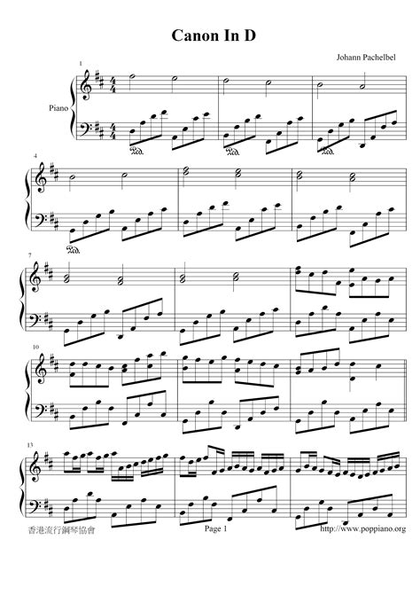 Who Wrote Canon In D
