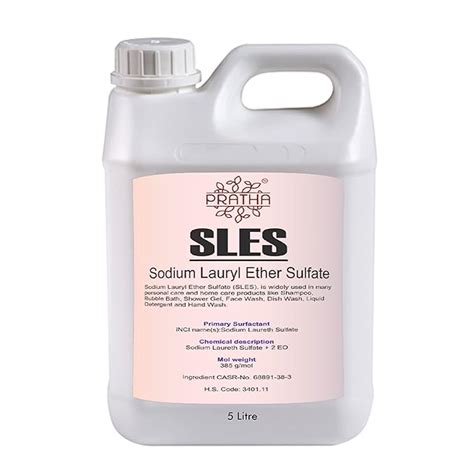 PRATHA Sodium Lauryl Ether Sulphate SLES : INCI - Sodium Laureth ...