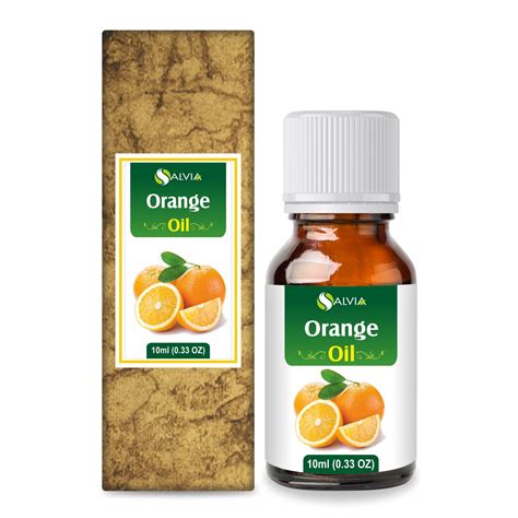 Salvia Natural Essential Oils 10ml Orange Oil (Citrus sinensis) 100% ...