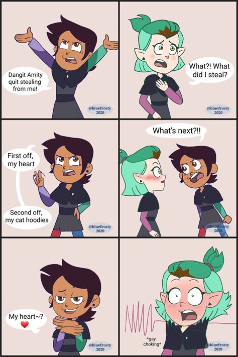 Luz x Amity (Lumity) | Dibujos divertidos, Historietas divertidas, Casa ...