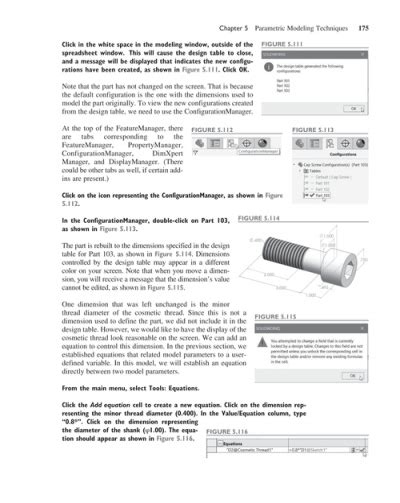 Parametric Modeling Chapter 5 的图像结果