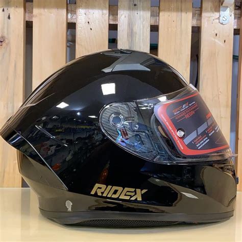 Ridex Polaris Helmet - Midnight Black | 7aftermarket India