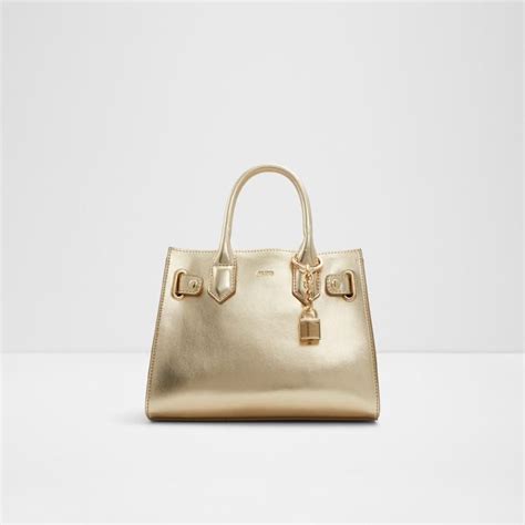 Lockette Women's Gold Satchel | Aldo Shoes