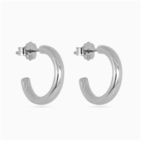 TOKARSI Jewelry | Everyday Edge Dome Hoop Earrings