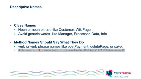 Image result for Naming convention Clean Code Principles