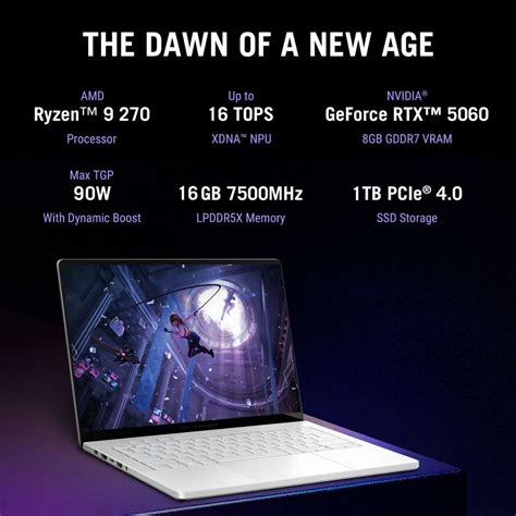 ASUS ROG Zephyrus G14 (2025) with Office 2024 + M365 Basic* AMD Ryzen 9 ...