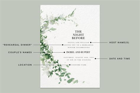 12 Rehearsal Dinner Invitation Wording Ideas Paperless Post