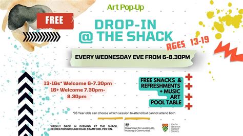 DROP IN @ THE SHACK - 13-19s , The Shack, Recreation Ground Road ...