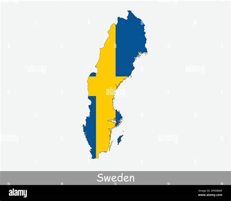 Sweden map outline vector Stock Vector Images - Alamy