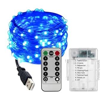 Buy MANSAA M26 Battery Operated LED String Light | 10 Meter 100 LEDs ...