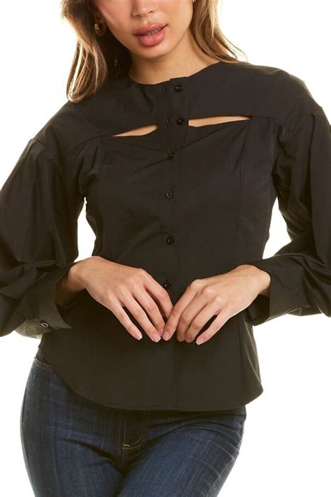Black Full Sleeve Shirt With Detail At Front – Styched Fashion