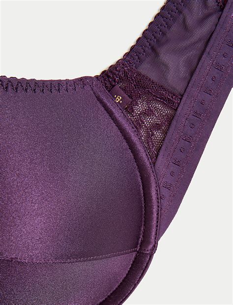 Buy Ella Lace Trim Wired Push Up Plunge Bra (A-E) at Marks & Spencer