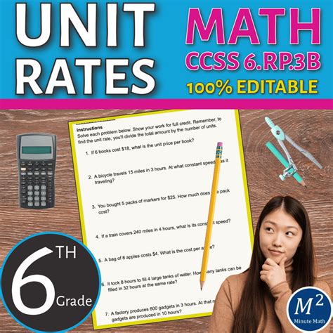 Image result for Unit Rate Definition Math
