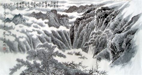 这几种玄关处挂什么画？国画山水画真的都是精心设计