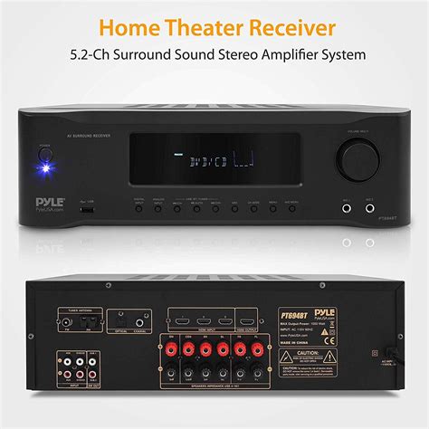 Buy PYLE PT694BT - Hi-Fi Bluetooth Home Theater Receiver - 5.2-Ch ...