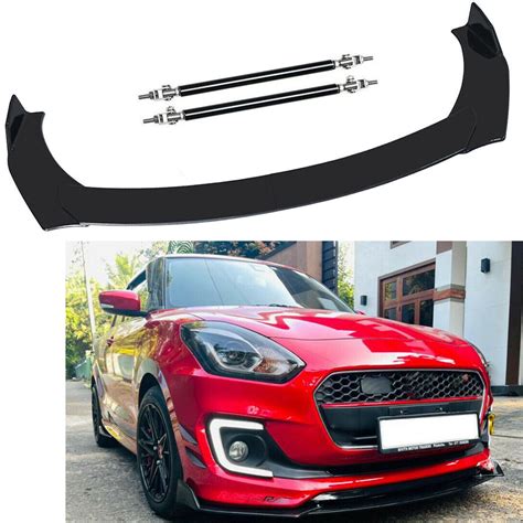 For Suzuki Swift RS Car Front Bumper Lip Spoiler | Ubuy India