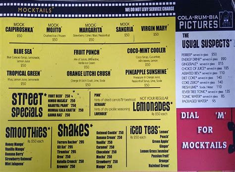 Menu of Pebble Street, New Friends Colony, New Delhi - magicpin