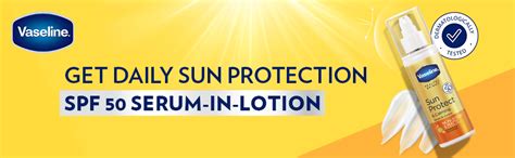 Vaseline Sun Protect & Cooling Body Serum Lotion SPF 50