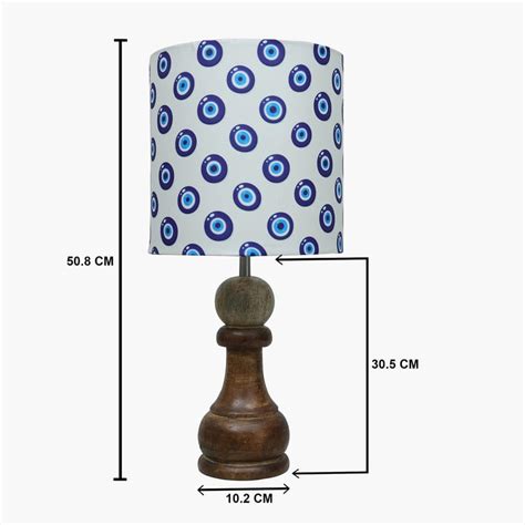 Buy HOMESAKE Wooden Table Lamp from Homesake at just INR 2398.0