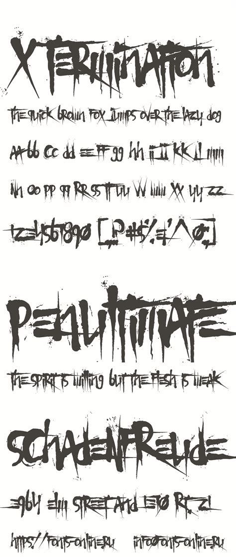 X Termination font