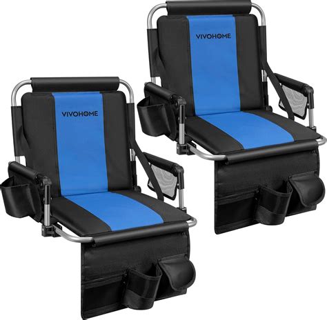 VIVOHOME Folding Stadium Seat with Cushions & Reviews | Wayfair
