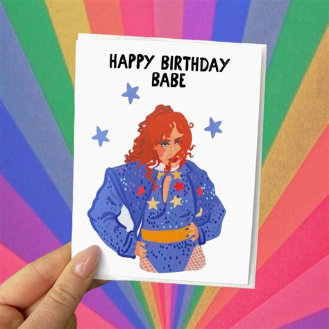 Chappell Roan Birthday Card - Etsy