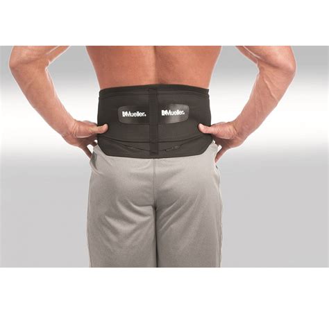 Mueller lumbar support back brace with removable pad | Stabilizers ...