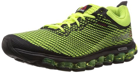Buy Reebok Men's Zjet Solar Yellow and Black Mesh Running Shoes - 12 UK ...