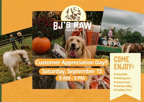 BJ’s Raw Pet Food Customer Appreciation Day!, 1518 Millport Rd ...