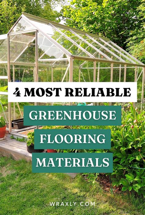 Best Greenhouse DIY Flooring Options