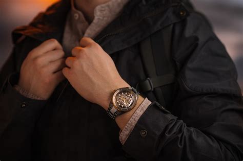 Captain Cook High-Tech Ceramic Skeleton Plasma High-Tech Ceramic Watch ...