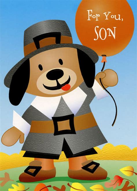 Happy Thanksgiving Son Greeting Card w/Envelope - Walmart.com