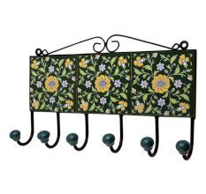 Buy Online New Traditional Floral Painted Hooks Shop at Indianshelf