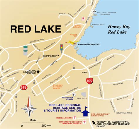 Upper Red Lake Ontario Map