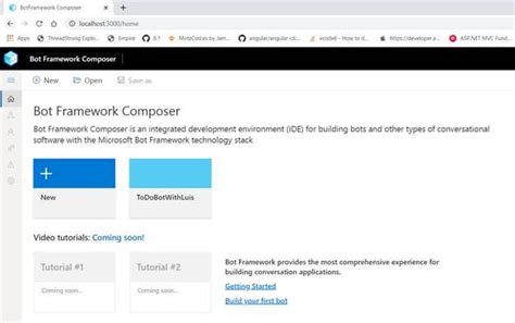 Bot Composer Tutorial 的图像结果
