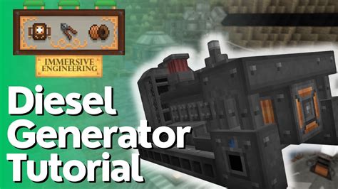 Diesel Generator Full Tutorial - Immersive Engineering - YouTube