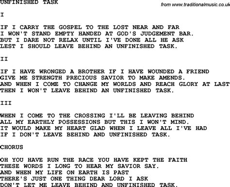 Unfinished Task Song 的图像结果