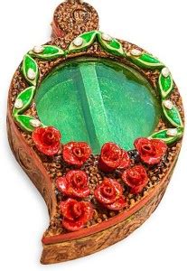 Ritwika's 1 Handcraft Wooden Mango Shape Tilak Chopra For Worship ...