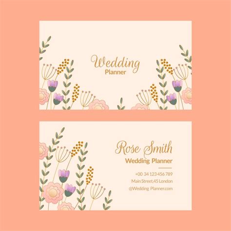 Wedding Planner Business Cards 的图像结果